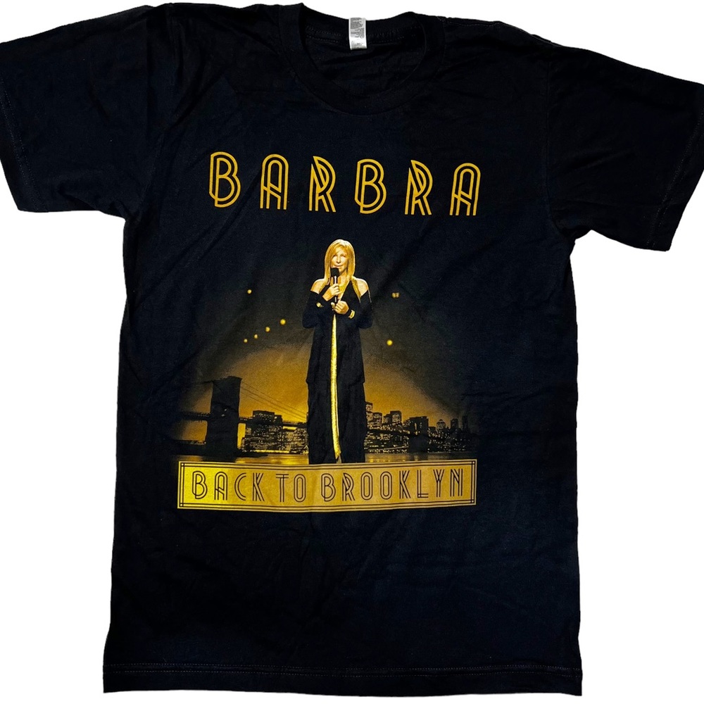 NWOT Barbra Streisand 2012 Back to Brooklyn Concert Graphic T-Shirt Unisex S